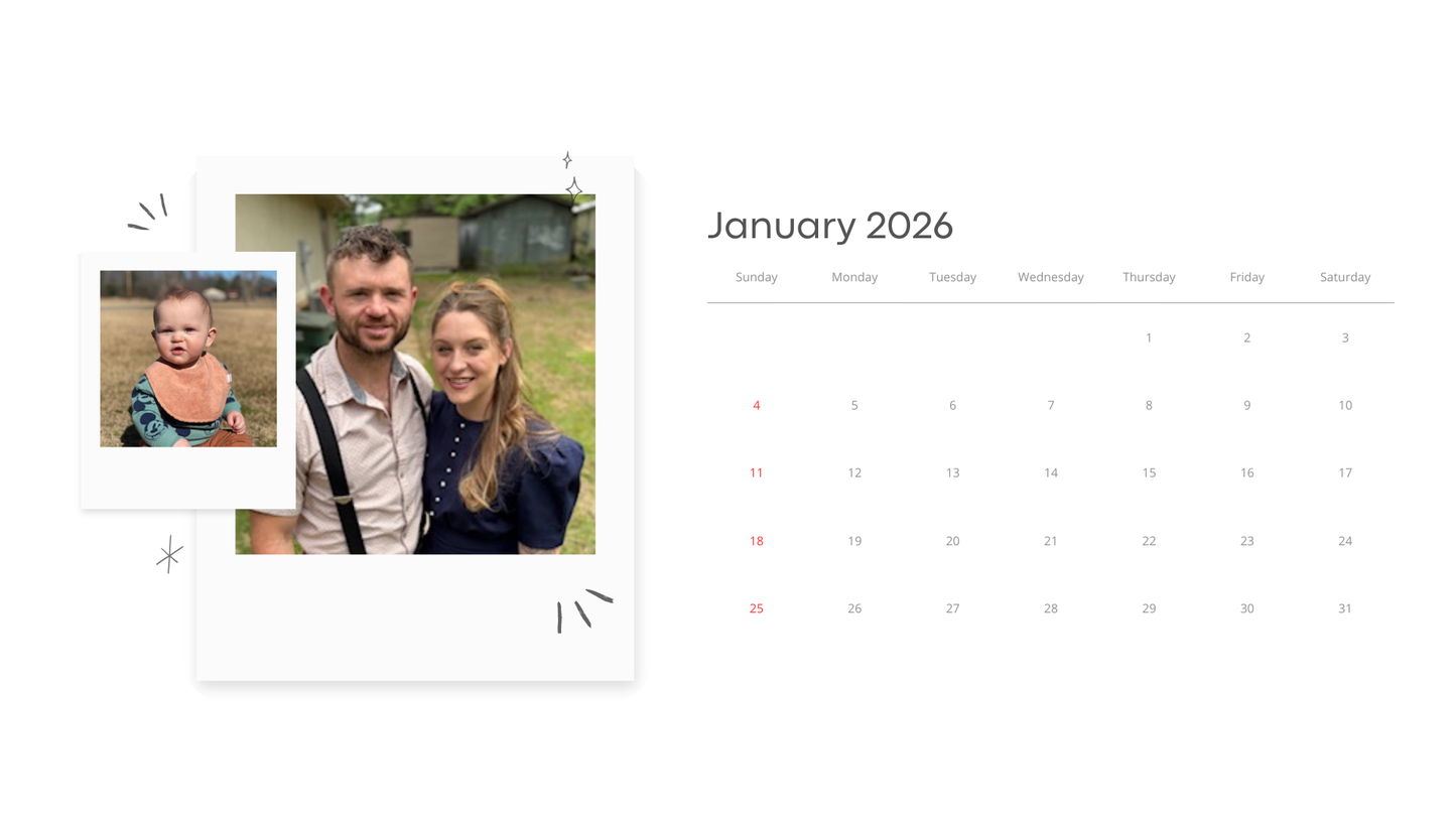 2026 Calendar (12 Month Set)